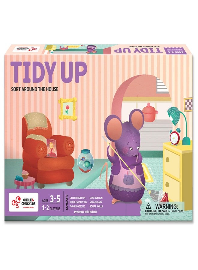 Chalk and Chuckles Tidy Up - Fun Sorting and Categorization Game for Kids Ages 3+ - Image 1